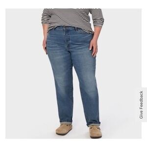 Women's Duluth Heritage Hi-Rise
Straight Leg Jeans 18x31 (measures 30.5)
